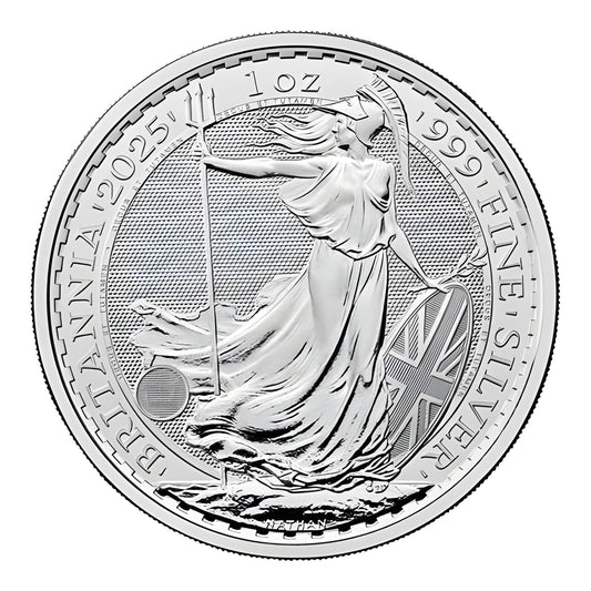 Silbermünze Britannia - 2025 - differenzbesteuert