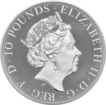 10 Unzen Silber Royal Tudor Beasts Serie Yale of Beaufort 2023