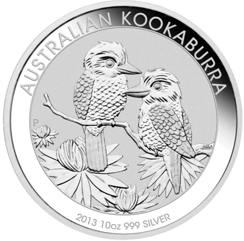10 Unzen Silber Kookaburra diverse Jahrgänge differenzbesteuert