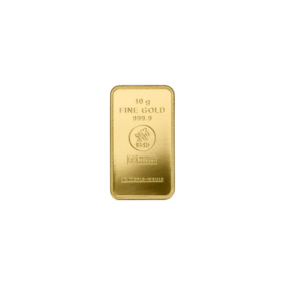 10g Gold Prägebarren Heimerle+Meule