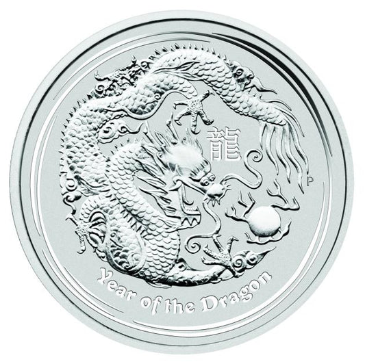 10 Unzen Silber Lunar II Drache 2012 - differenzbesteuert