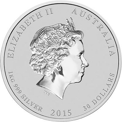 1 Kilo Silber Lunar II Ziege 2015 differenzbesteuert