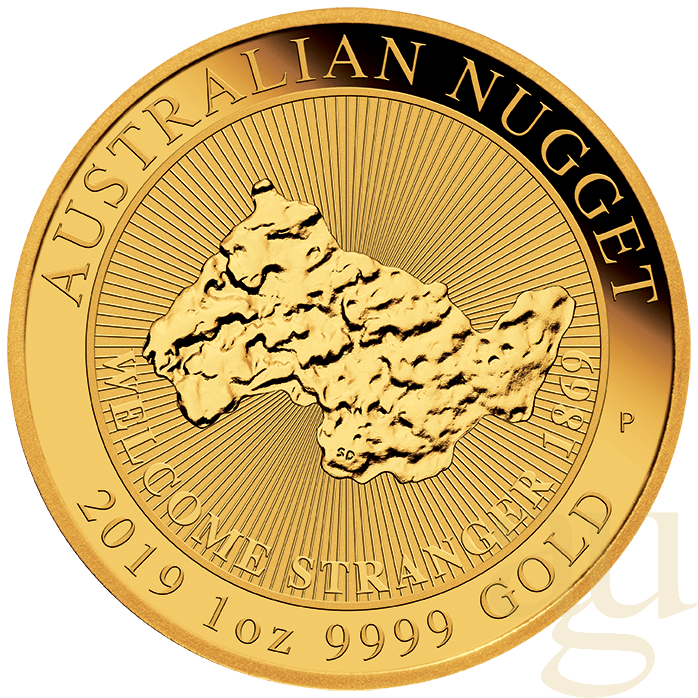 1 Unze Gold Australian Nugget diverse Jahrgänge
