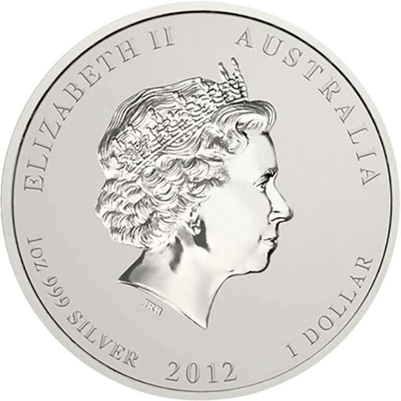 1 Unze Silber Lunar II Drache 2012 differenzbesteuert Silbermünze Perth Mint 1 Unze | Glänzend Vorsorgen
