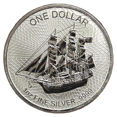 1 Unze Silber Cook Islands Bounty diverse Jahrgänge - differenzbesteuert