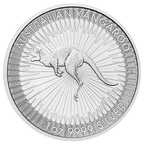 Motivseite 1 Unze Silber Känguru diverse Jahrgänge, differenzbesteuert, Feingehalt 999,9/1000, Feinsilber, Perth Mint