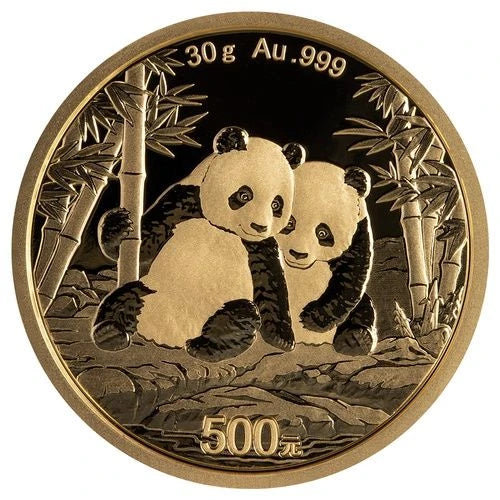 30 Gramm Gold China Panda 2026 Goldmünze China Mint 30 Gramm | Glänzend Vorsorgen