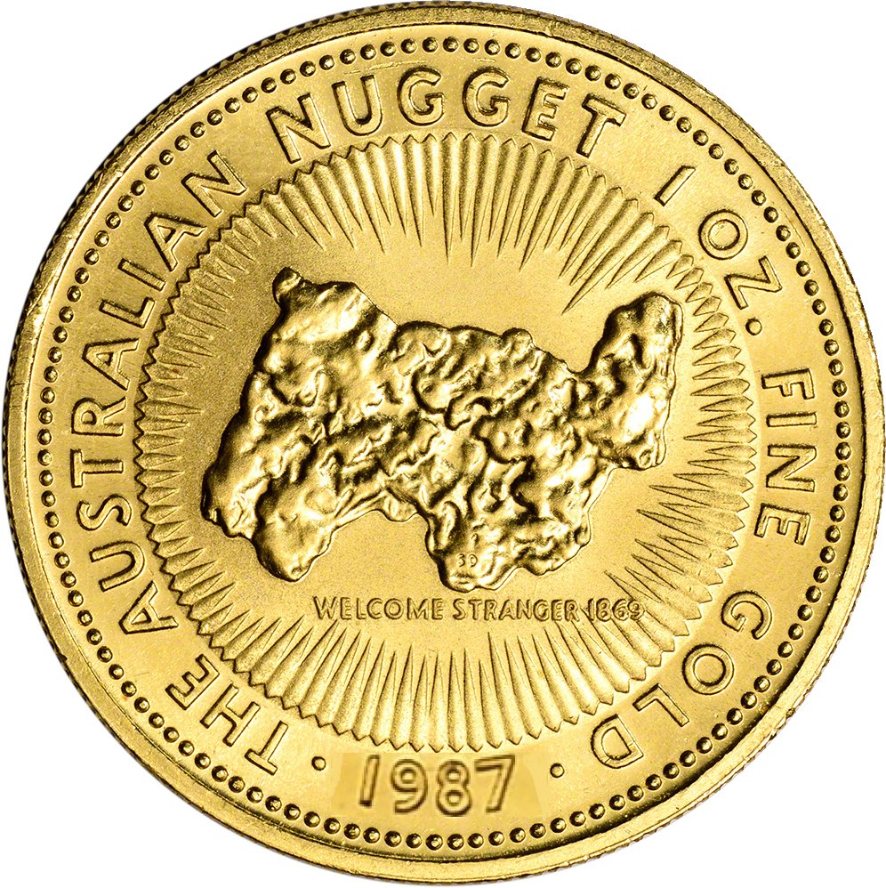 1 Unze Gold Australian Nugget diverse Jahrgänge