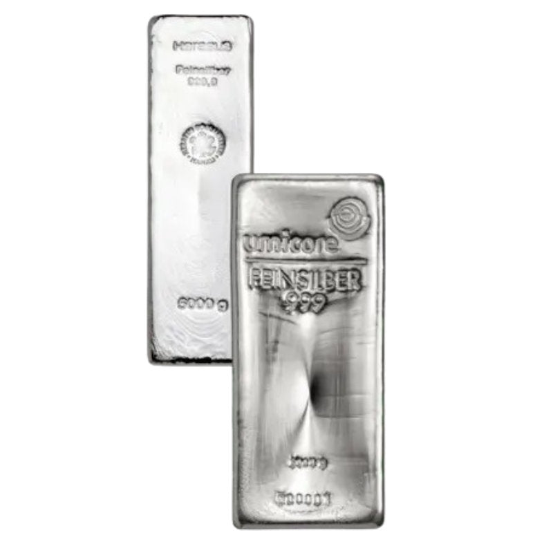5 Kilo Silberbarren diverse Hersteller
