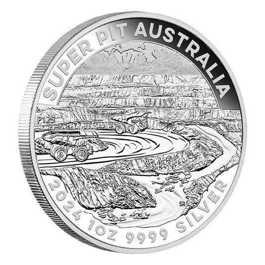 Silbermünze Australian Super Pit - 1 Unze - 2024 - differenzbesteuert