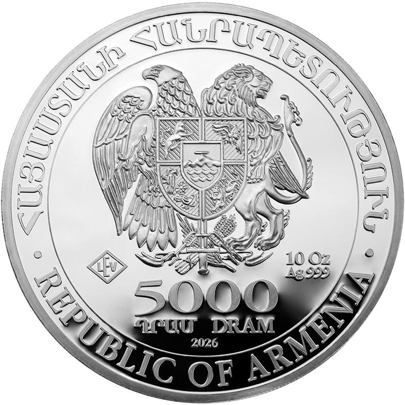 10 Unzen Silber Arche Noah 2026 Silbermünze Leipziger Edelmetallverarbeitung 10 Unzen | Glänzend Vorsorgen