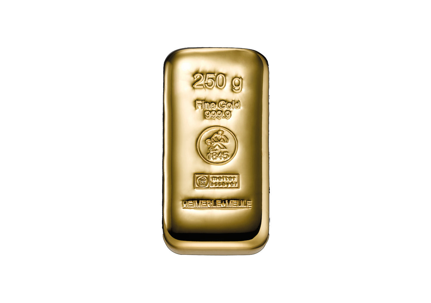 250g Gold Gussbarren Heimerle+Meule