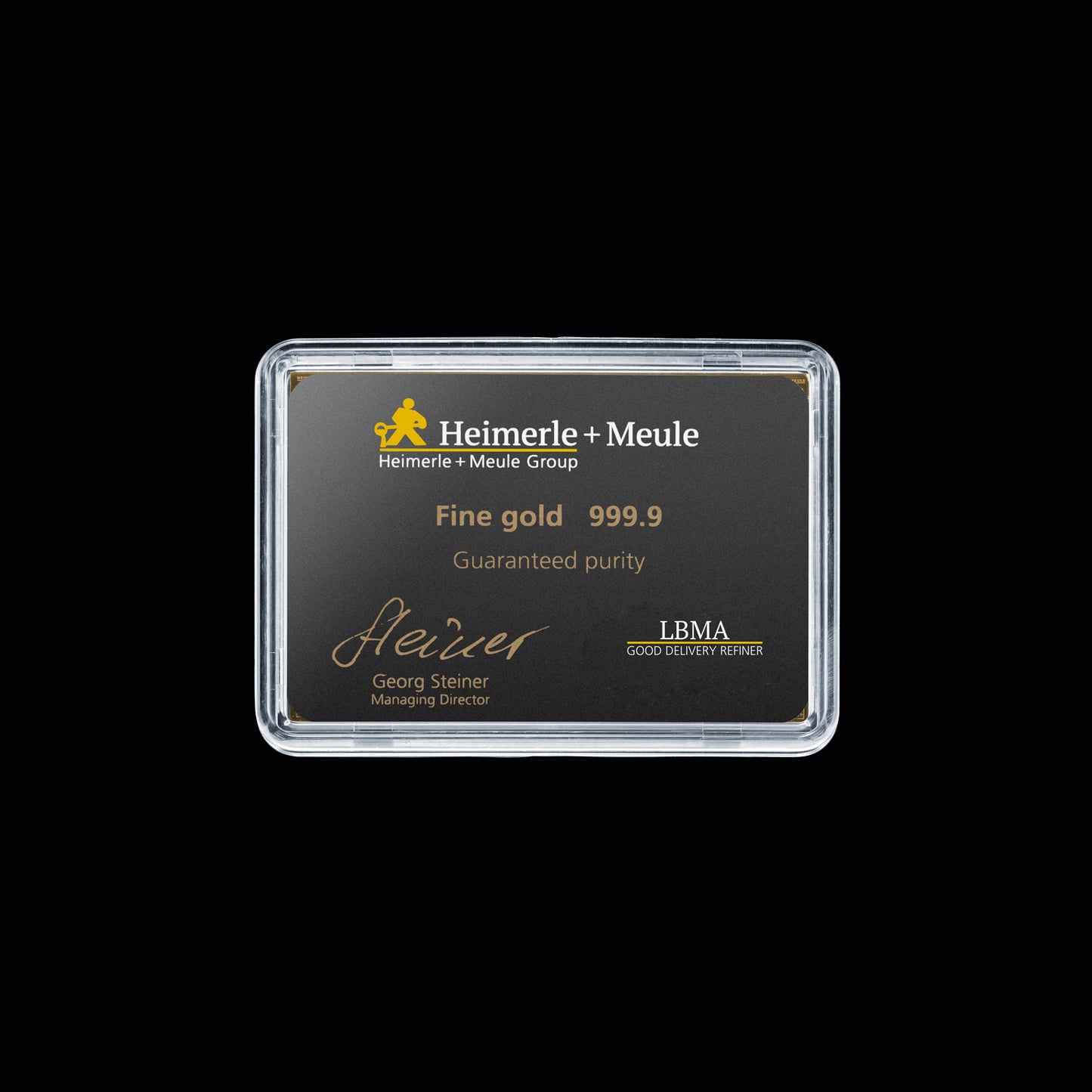 50x1g Gold Tafelbarren Heimerle+Meule