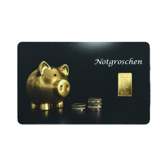 FineCard 1 Gramm Gold - „Notgroschen“