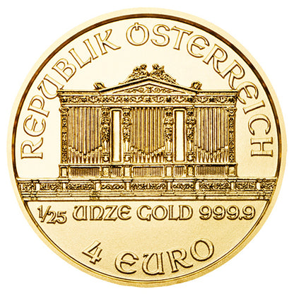 1/25 Unze Gold Wiener Philharmoniker diverse Jahrgänge