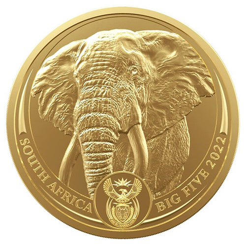 1 Unze Gold The Big Five Elefant diverse Jahrgänge