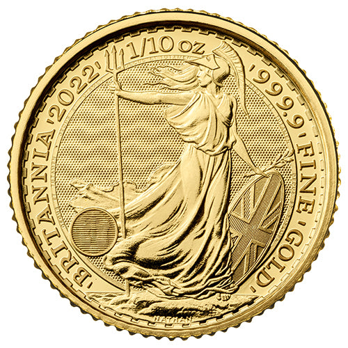 1/10 Unze Gold Britannia diverse Jahrgänge