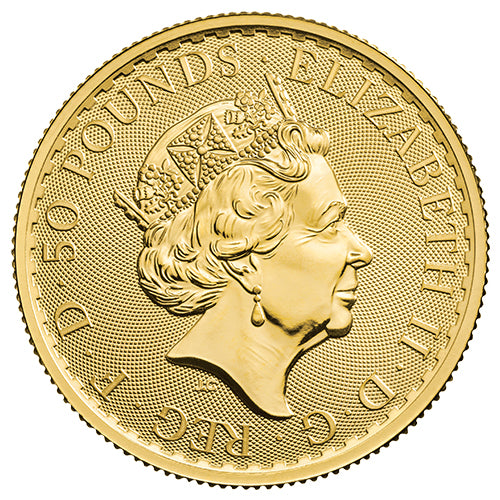1/2 Unze Gold Britannia diverse Jahrgänge