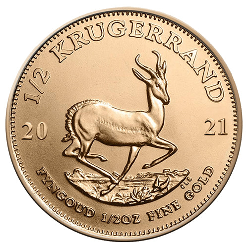 1/2 Unze Gold Krügerrand diverse Jahrgänge