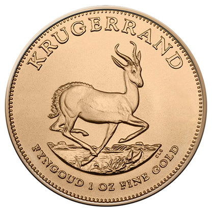 Hot Deal! Bundle 5 x 1 Unze Gold Krügerrand - diverse Jahrgänge Goldmünze Rand Refinery 5 x 1 Unze | Glänzend Vorsorgen