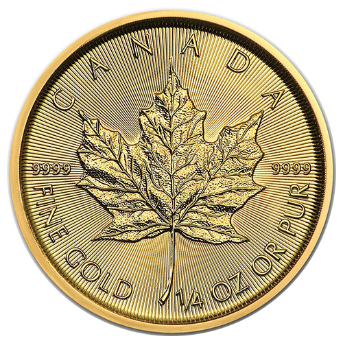 1/4 Unze Gold Maple Leaf diverse Jahrgänge