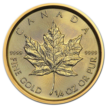 1/4 Unze Gold Maple Leaf diverse Jahrgänge