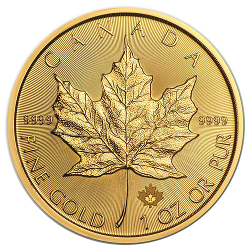 1 Unze Gold Maple Leaf diverse Jahrgänge