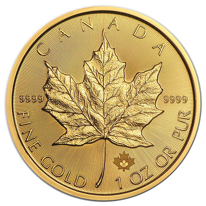 1 Unze Gold Maple Leaf diverse Jahrgänge