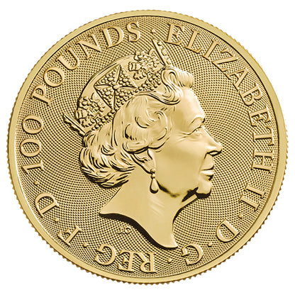 1 Unze Gold The Tudor Beasts Yale of Beaufort 2023