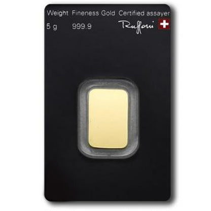 5g Gold Prägebarren Argor Heraeus