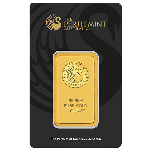 1 Unze Gold Prägebarren Perth Mint