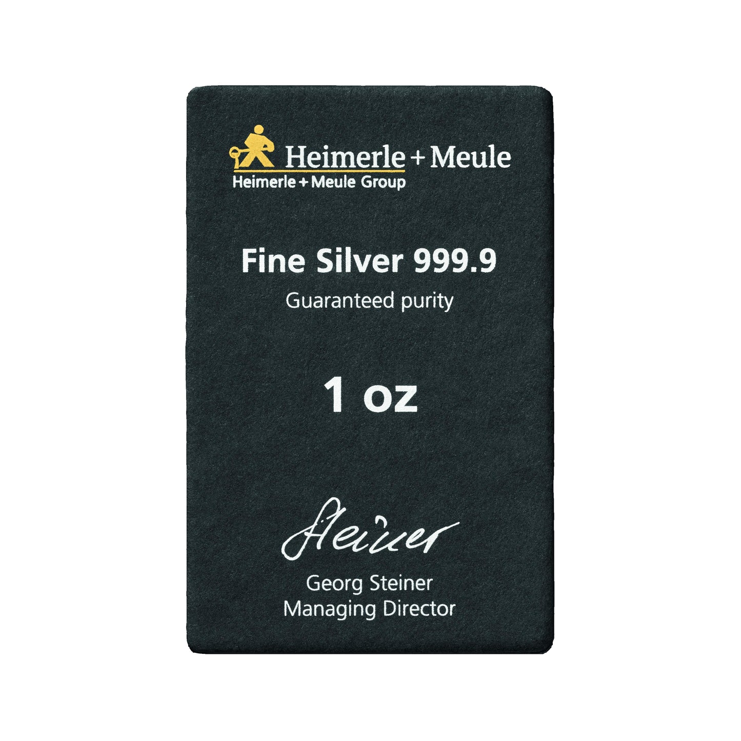 1 Unze Silber Gussbarren Heimerle+Meule