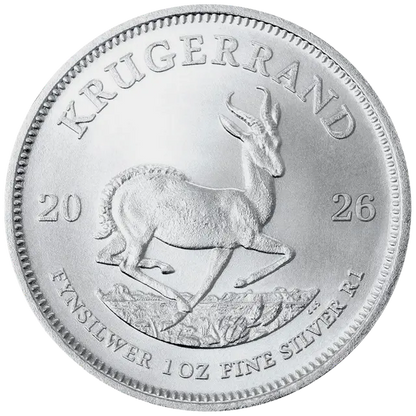 1 Unze Silber Krügerrand 2026 Silbermünze Rand Refinery 1 Unze | Glänzend Vorsorgen