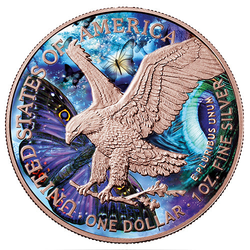 1 Unze Silber Eagle Der Schmetterling 2021