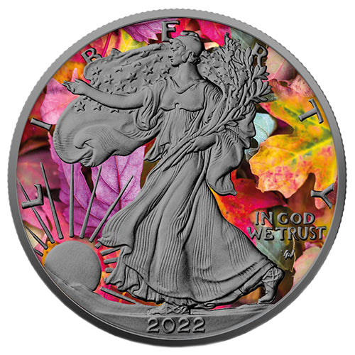 Sammlermünze Silber Eagle - Herbst - 1 Unze - 2022