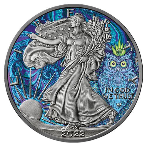 Sammlermünze Silber Eagle - Die Eule - 1 Unze - 2021