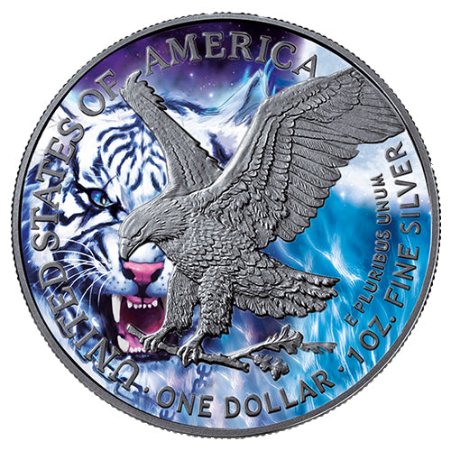 1 Unze Silber Eagle Der Tiger 2021