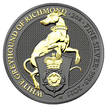 2 Unzen Silber White Greyhound of Richmond 2021