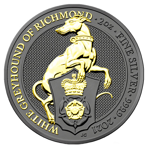 2 Unzen Silber White Greyhound of Richmond 2021