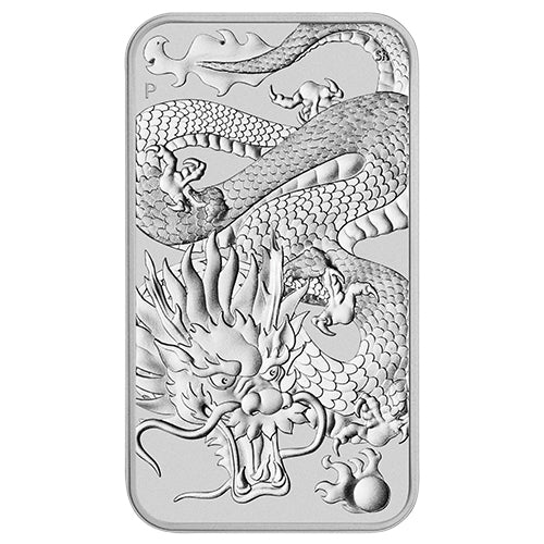 1 Unze Silbermünzbarren Dragon Rectangle 2022