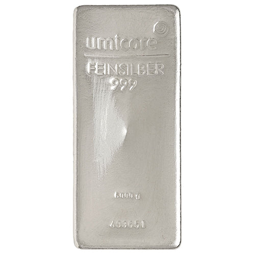 5 Kilo Silber Gussbarren Umicore