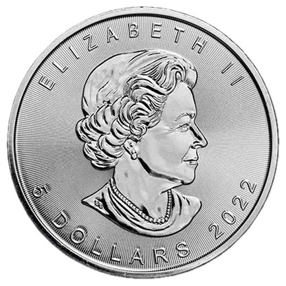 1 Unze Silber Maple Leaf diverse Jahrgänge