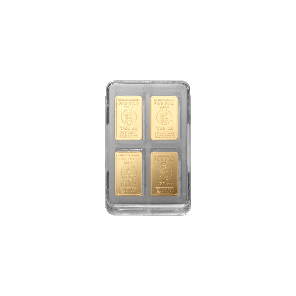 20x1/20 Unze Gold UnityBox Heimerle+Meule