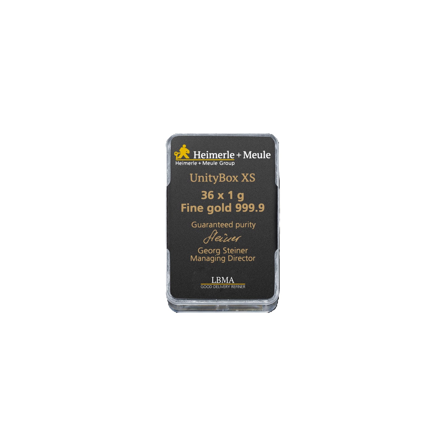 36x1g Gold UnityBox Heimerle+Meule