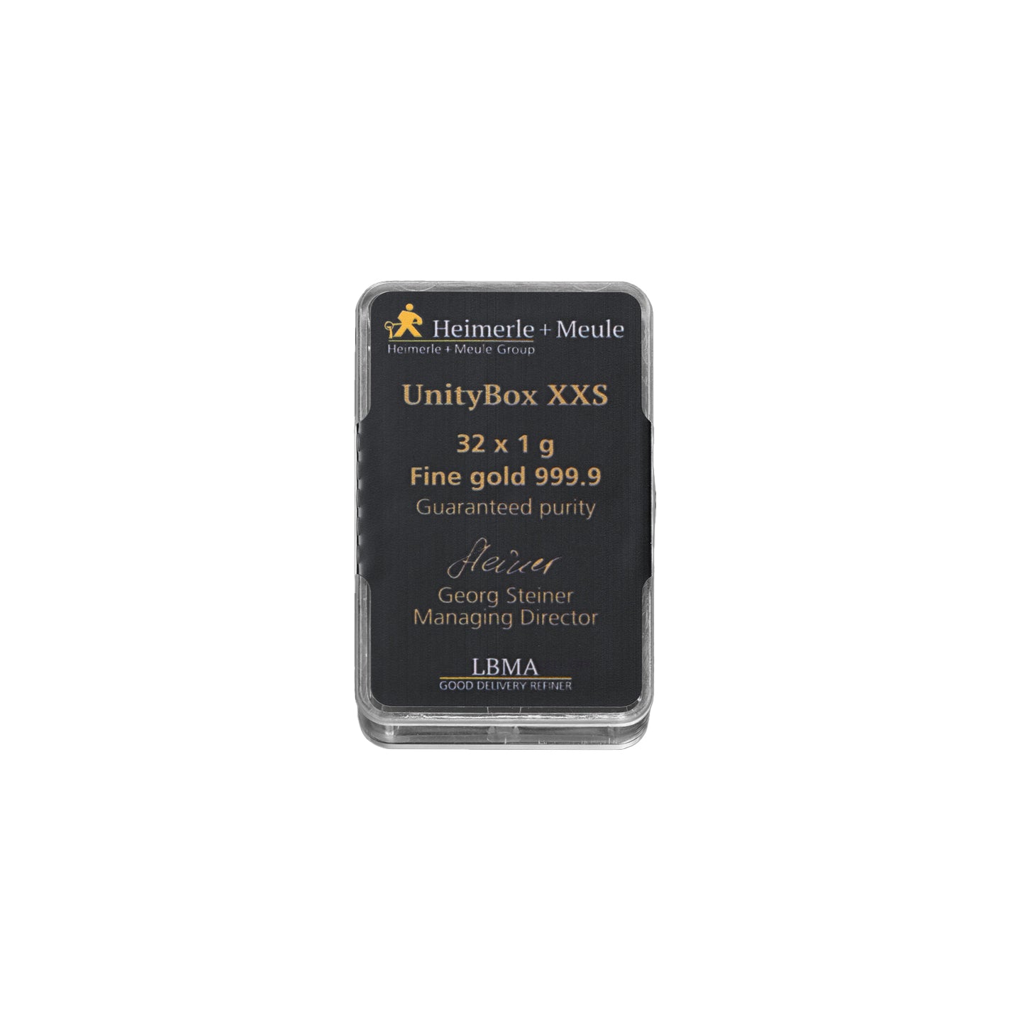 32x1g Gold UnityBox Heimerle+Meule
