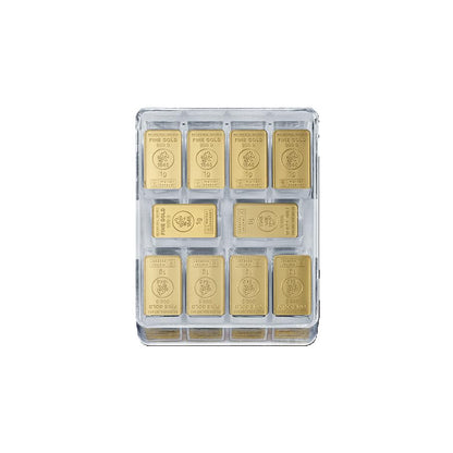 Goldbarren Heimerle + Meule - 250 x 1 Gramm - UnityBox