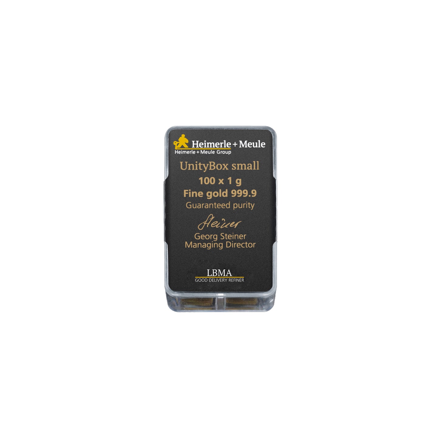 100x1g Gold UnityBox Heimerle+Meule