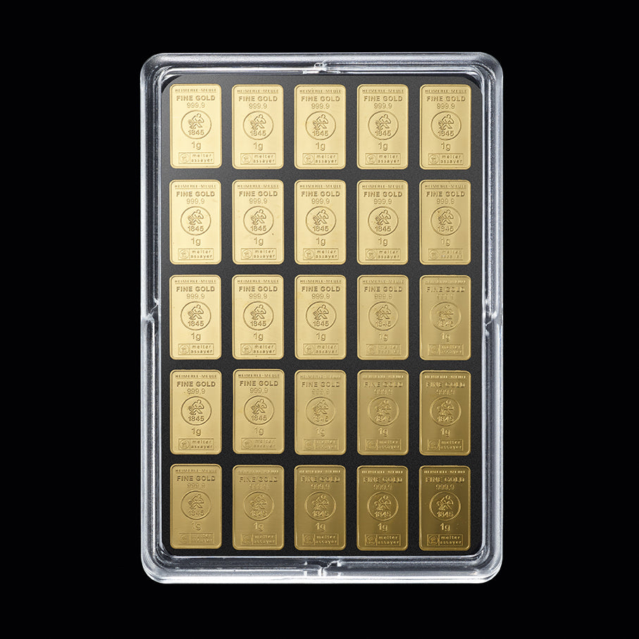 50x1g Gold UnityBar Heimerle+Meule