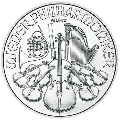 1 Unze Silber Wiener Philharmoniker 2025