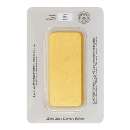 Goldbarren C. Hafner - 1 Kilo - Gussbarren